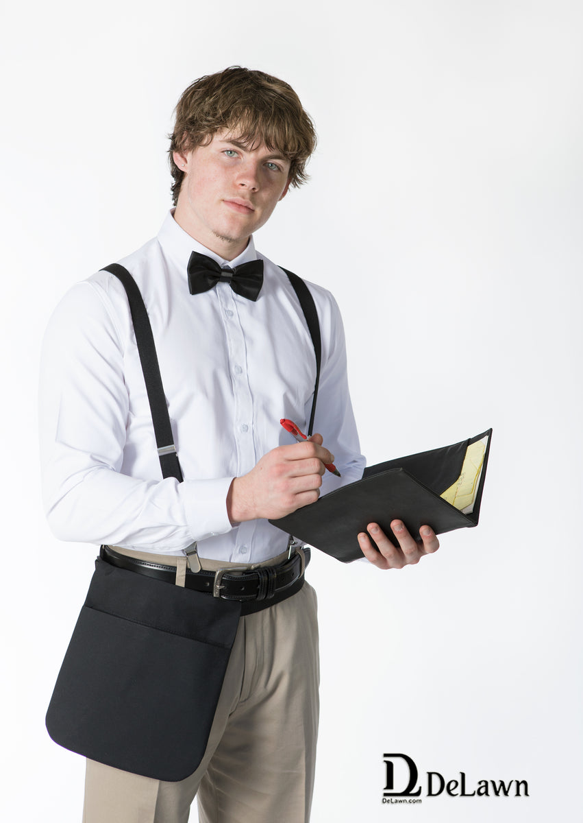 The Single Pocket Tablet & Money Pouch Service Apron