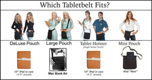"Durable Nurse's 5 Pocket Tablet Pouch" w Belt and Clip  "The Deluxe"