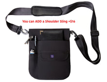 "D Logo" w/ Durable 4 Pocket Pouch w Hidden Pocket in back