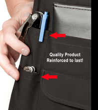 "Durable Nurse's 5 Pocket Tablet Pouch" w Belt and Clip  "The Deluxe"