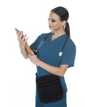 "Durable Nurse's 5 Pocket Tablet Pouch" w Belt and Clip  "The Deluxe"