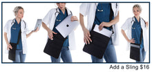 "Durable Nurse's 6 Pocket Large Tablet Pouch" w Belt and Clip "The iPad"