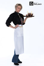 A Long Bistro Apron - White