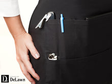 A Long Bistro Apron - Black