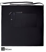 A Long Bistro Apron - Black